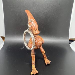Parasaurolophus Skeleton Keychain