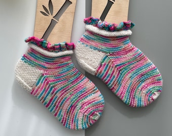 Wool socks kids Knit baby socks Size kids 25-27(US9-10)Wool socks baby Kids socks Toddler socks Hand knit socks Boys socks Baby girls socks