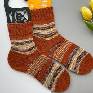 Hand knitted socks Custom socks Novelty socks Knitted slippers socks Cute socks Boot socks Wool socks womens  Winter socks Knitted socks