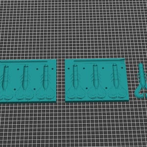 Digital file: Gogan craw soft plastic mold