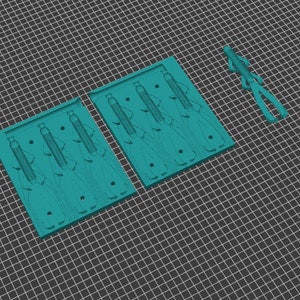 Soft Plastic Fishing Lure Mold Digital File