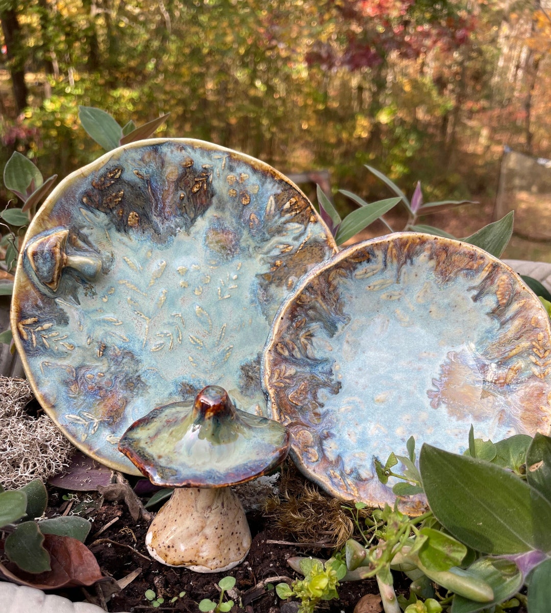 Mushroom Trinket Set Garden Art Mushroom Pottery Ceramic Etsy Il 1080xN.5552295911 3f1n