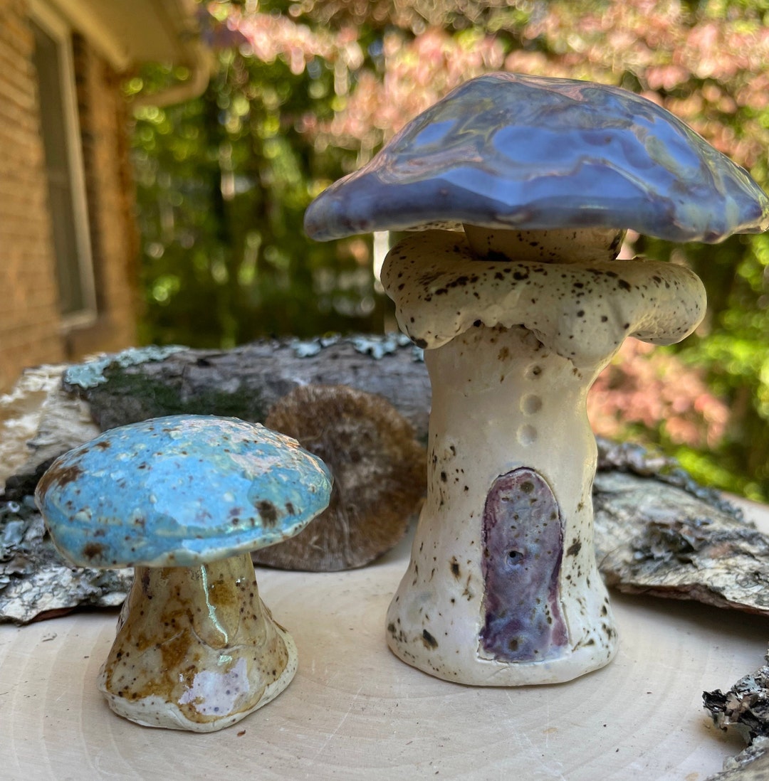 Mushroom Set Garden Art Mushroom Pottery Ceramic Handbuilt Etsy Il 1080xN.5433250292 R3cg