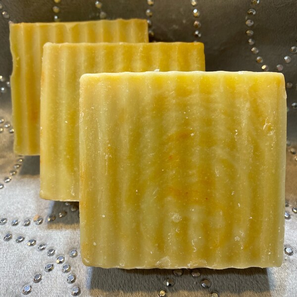 Juicy Apricot Soap! Handmade, five oil blend!