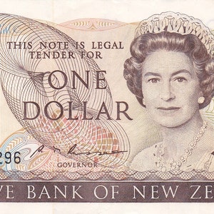 New Zealand 1 Dollar - P169b - 1981-92 - Queen Elizabeth II - ALT 648296