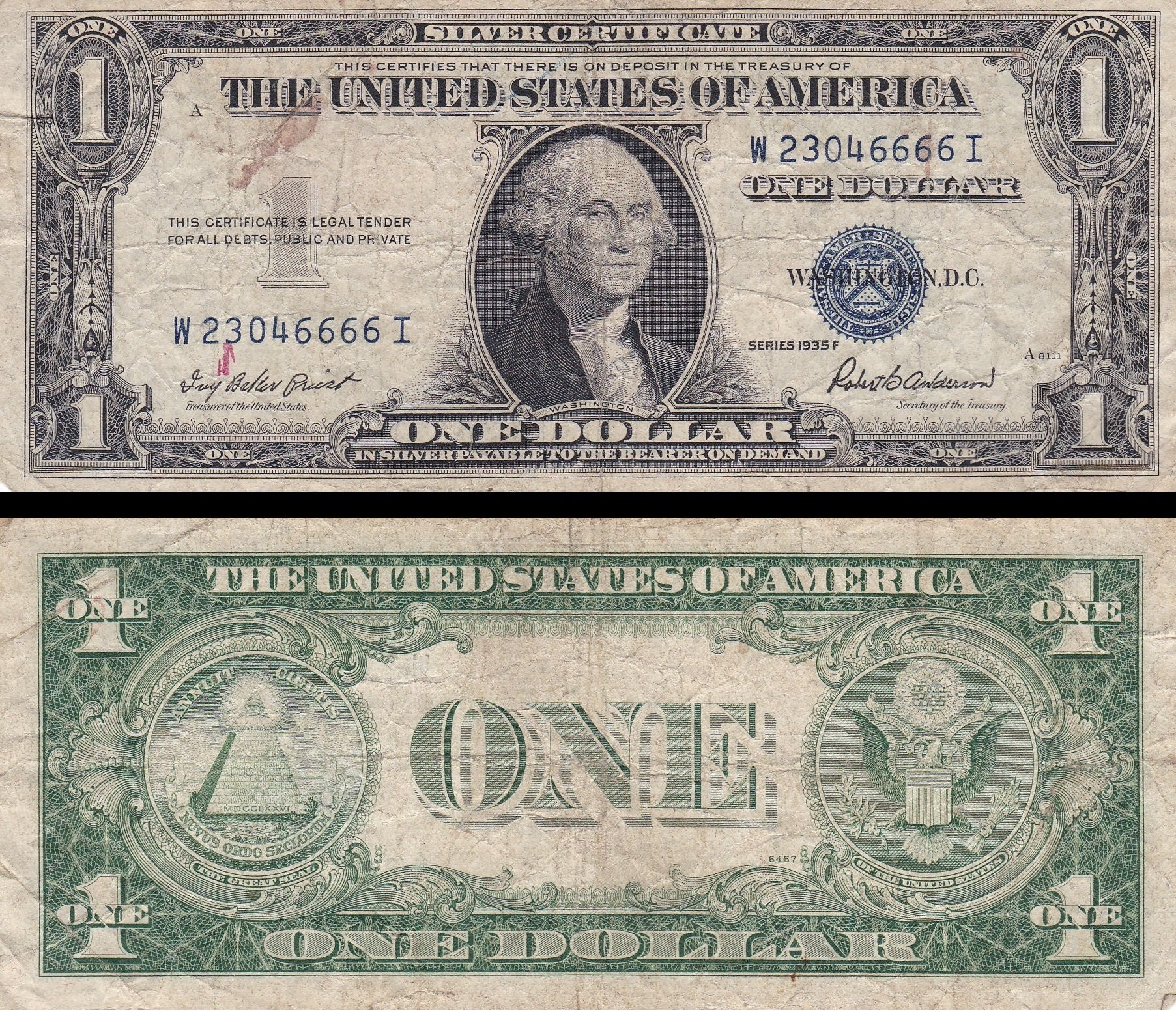 1935 Silver Certificate Dollar Bill Value - iawoseo