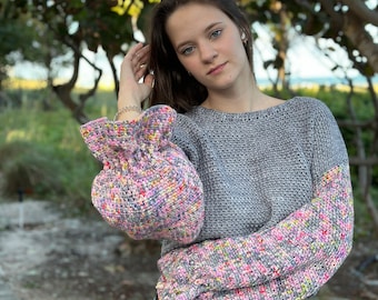 Crochet Candy Sweater PDF Pattern (instant download)