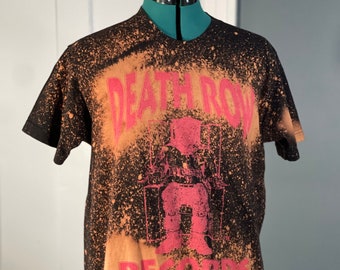 Bleach Dye Graphic T-Shirt | Medium | Death Row Records