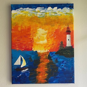 Sunset Over Lake