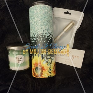 Green Daisy Tumbler box