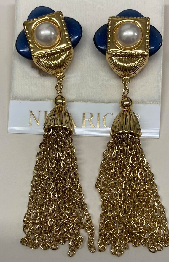 Nina Ricci Designer Signed Triple 22kt gold plate… - image 2
