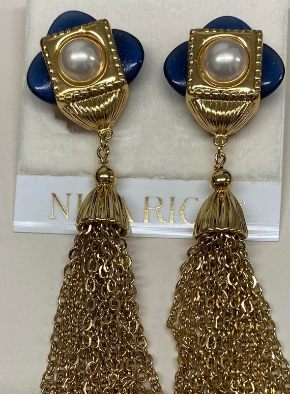 Nina Ricci Designer Signed Triple 22kt gold plate… - image 1