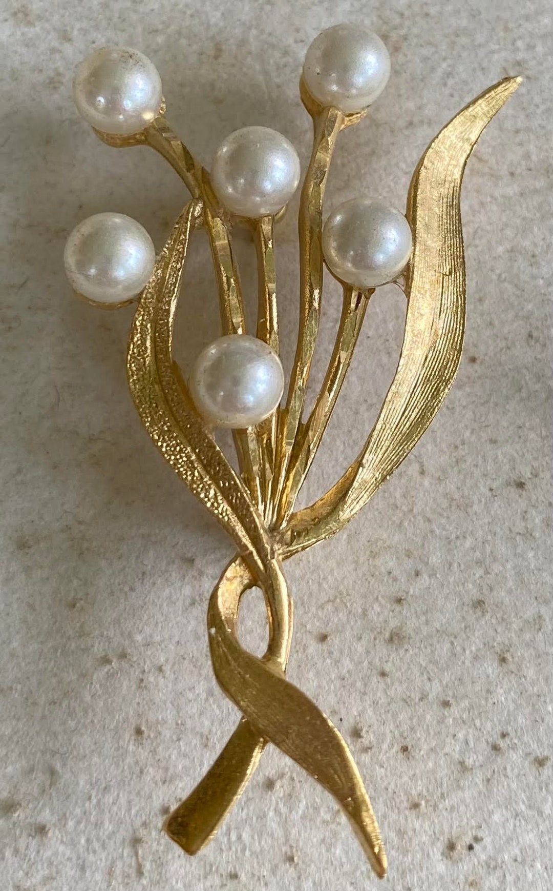 Broche Carrée Couleur Pépite Or - Fabriqué En France (neuf Avec étiquettes)