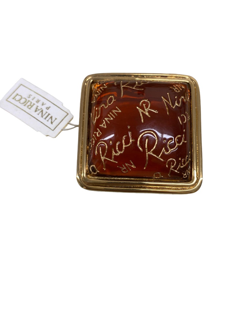 Nina Ricci Logo Brooches. Choose Color You Want, 1 Rhodium, 1 Gold ...