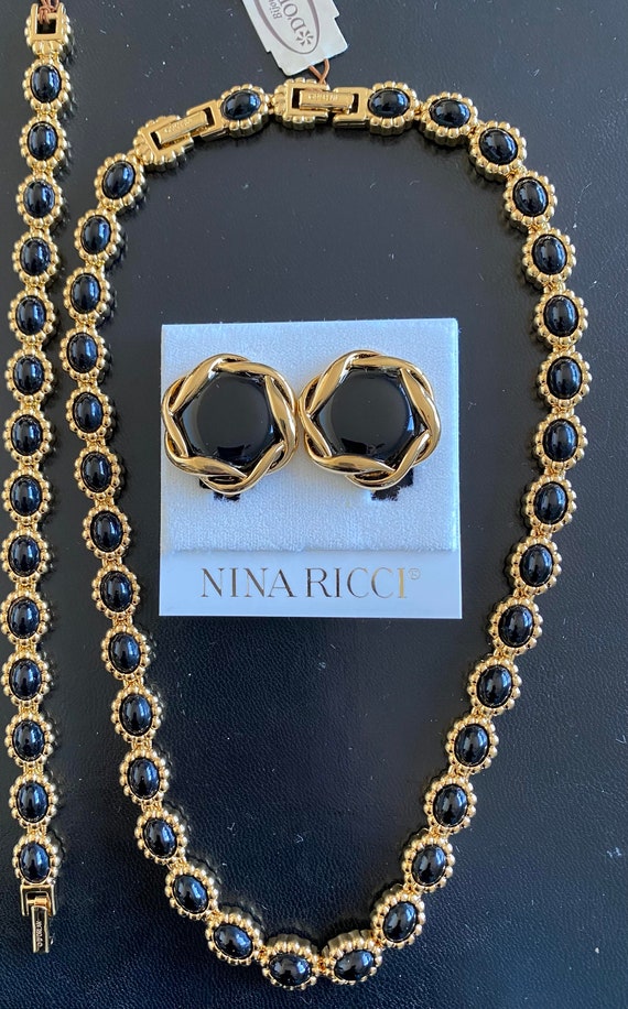 アクセサリー VINTAGE D'ORLAN NECKLESS & EARRINGS D'orlan Necklace Wnina Ricci Pierced Earrings & Bracelet