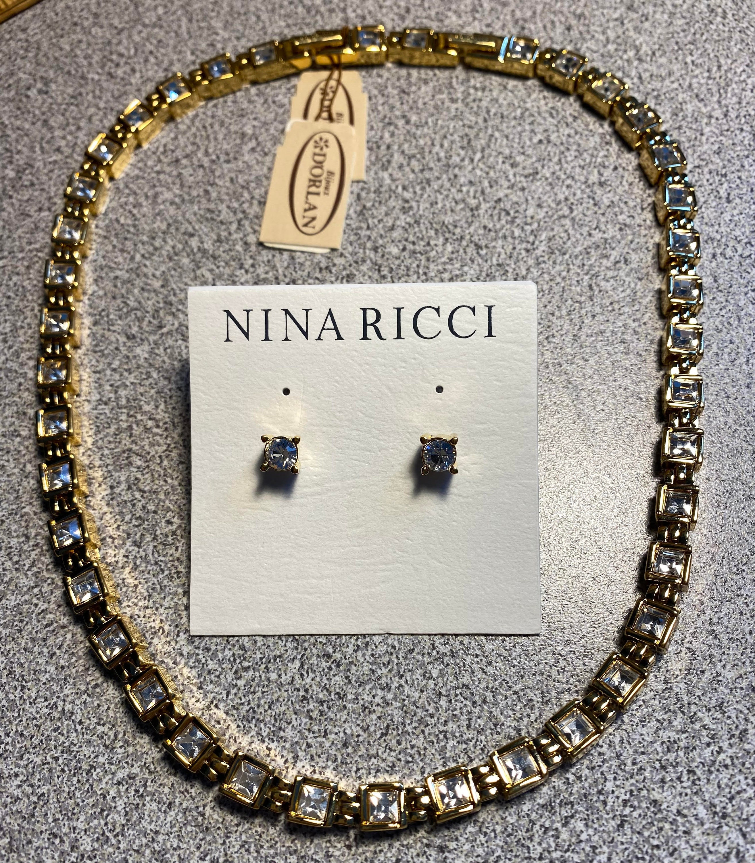 多様なアクセサリー＆AIGNER 、NINA RICCI ・DIOR お纏め D'orlan Necklace W Nina Ricci Pierced Earrings. Triple 22kt Gold