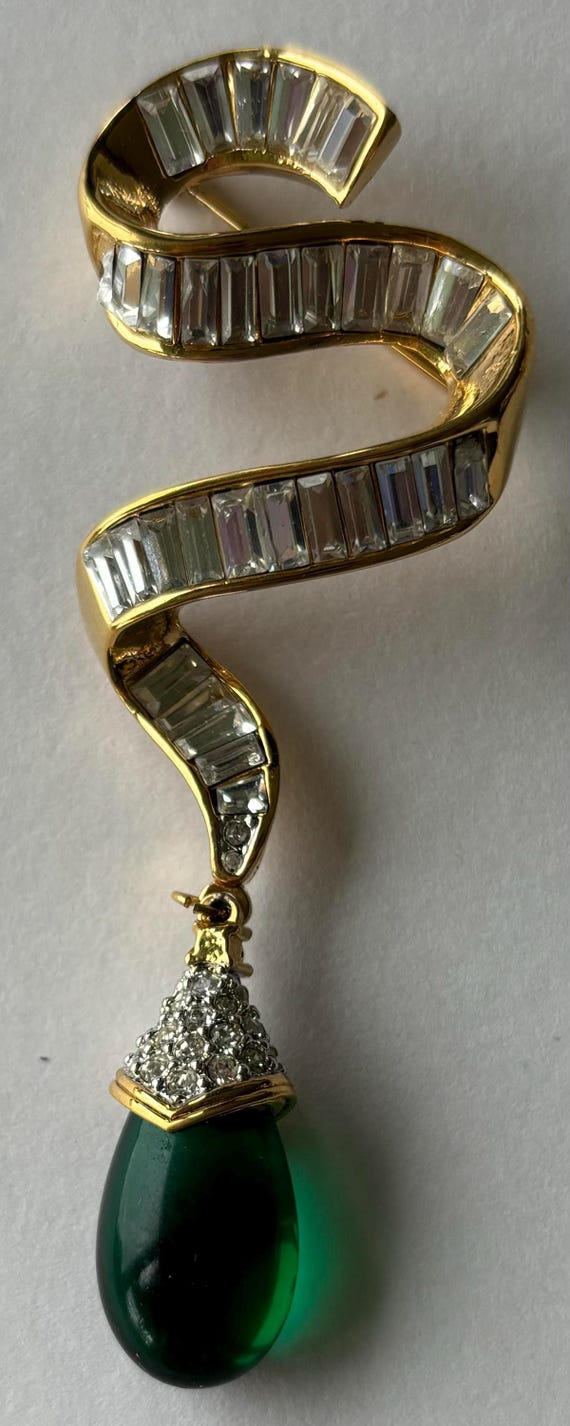【激安通販 オンラインショップ】日用品 Nina Handset W Plated Gold 22kt Triple Brooch. Fancy Ricci アクセサリー