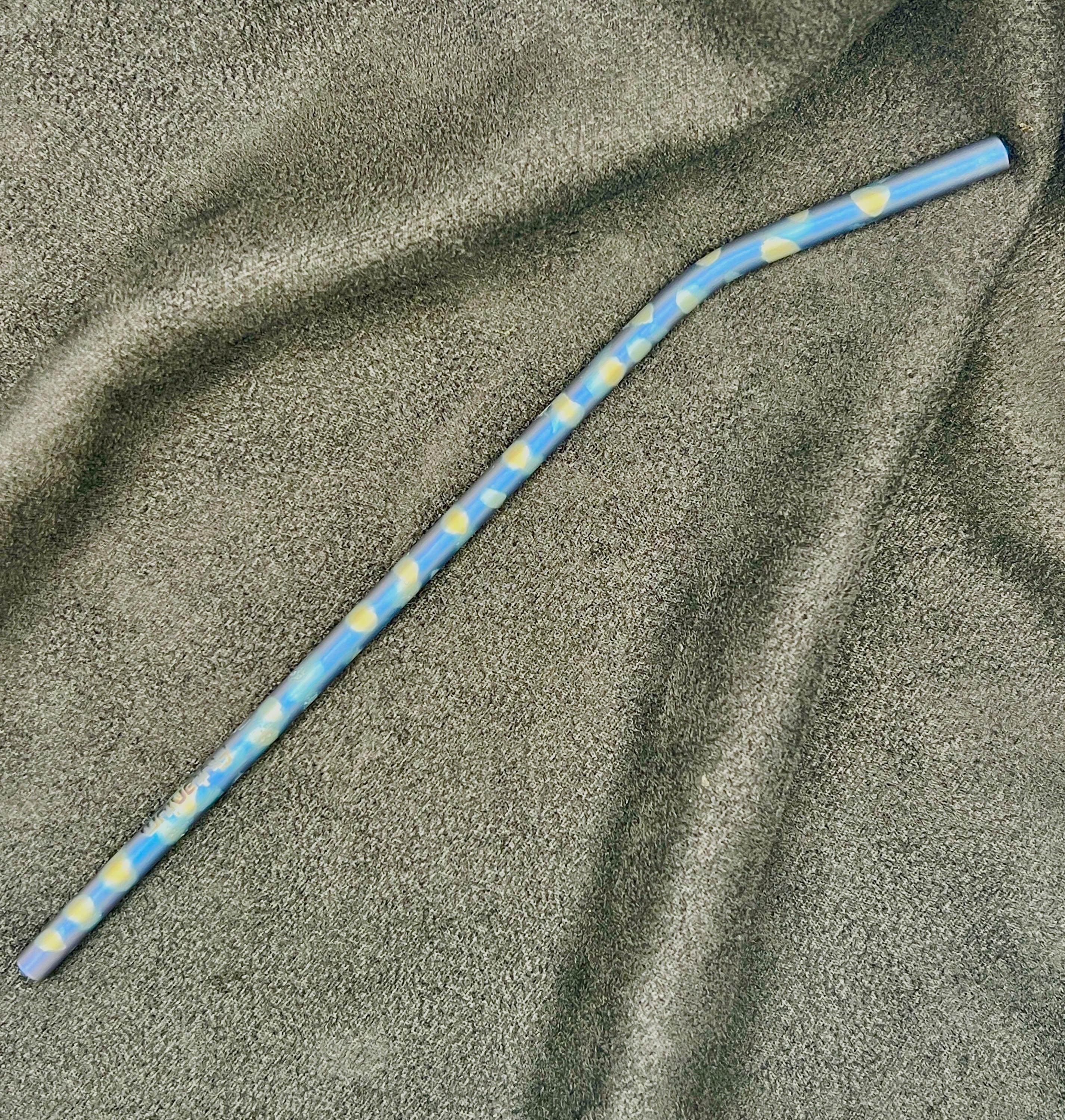 Flytanium Titanium Straw Anodized  Starry Night