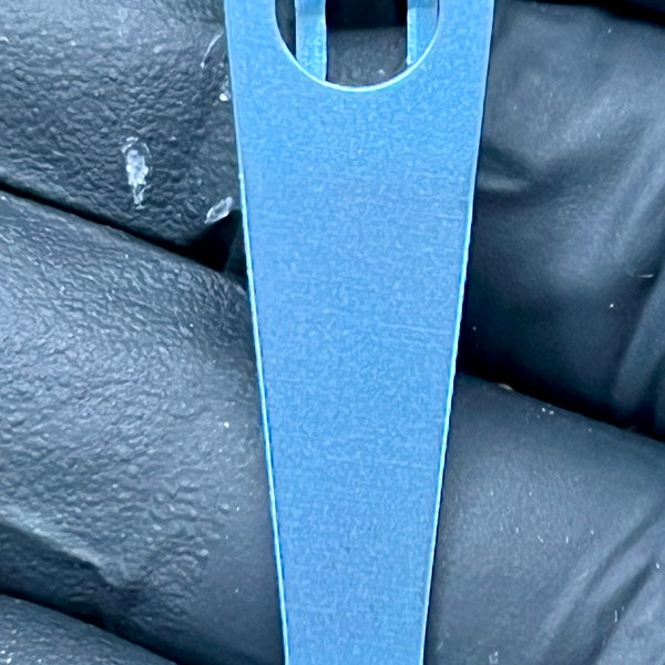 Titanium Deep Carry Pocket Clip Anodized  Spyderco Wire Clip Color Light Blue