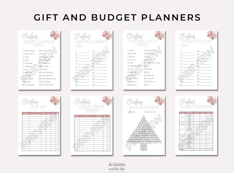 Christmas Planner Printable, Holiday Planner Printable, Christmas to Do