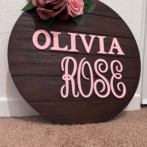 Personalized wood signs