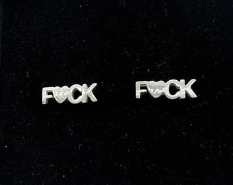 Embrace Your Edgy Side with These Rude Earrings: Perfect for Rebels, Funny gifted, Funny gift, A276