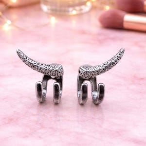 Stainless Steel Earrings, Womens Earrings - Ladies Minimalist Earring, Stainless Steel, Womens Earrings, Gifts for her, tick earrings, A001