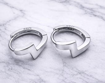 Mens Hoops, Huggie Hoop Earrings, Small Hoop Earring Pair, Minimalist Mens Hoops, Alternative Hoops, CoolHuggies, Mens Earrings, A144