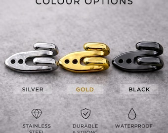 Large Earring Hooks, Silver Gold Gunmetal Converters, Upgrade Hooks for Bigger Earlobes, Spare Earring Parts, Comes as a Pair, B024