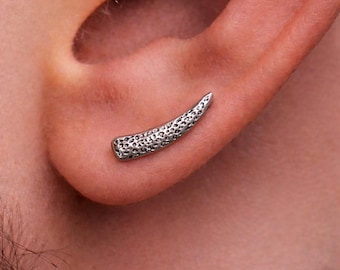 Earrings for seconds, Mens Jewelry Womens earrings Silver jewelry earring studs for mens tick stud earring men manly jewelry, A373