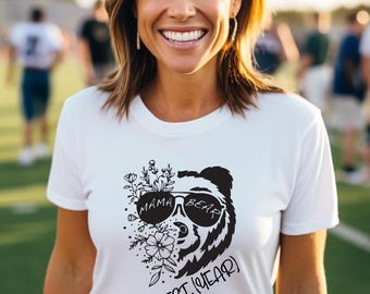 Mama bear flower tee shirt flower mama bear gift for mama bear birthday gift t-shirt mama bear flower Mother's Day gift