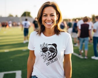 Mama bear flower tee shirt flower mama bear gift for mama bear birthday gift t-shirt mama bear flower Mother's Day gift