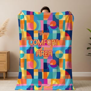 Personalized Math Teacher Blanket, Colorful Appreciation Gift, Sherpa Minky or Fleece throw blanket