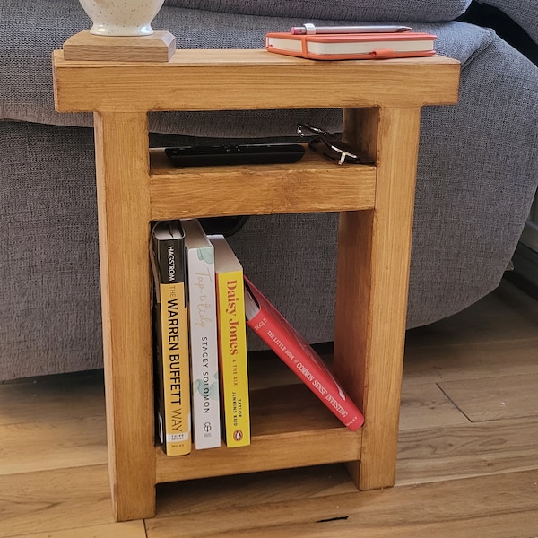 Narrow End Table Etsy UK
