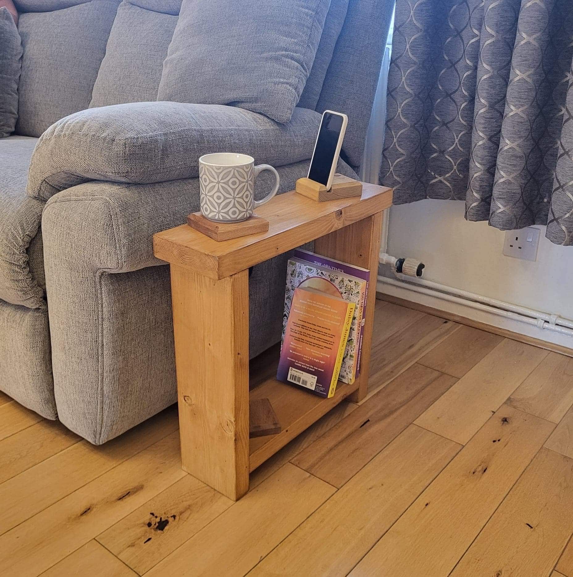 Narrow Sofa End Table Etsy UK