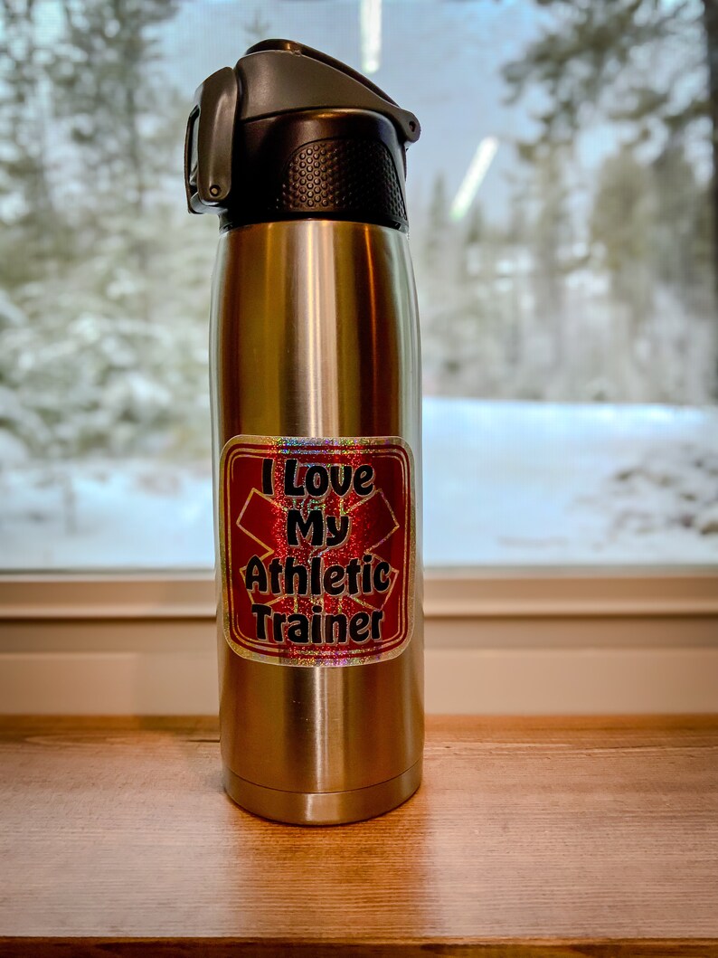 I Love My Athletic Trainer Sticker - Etsy