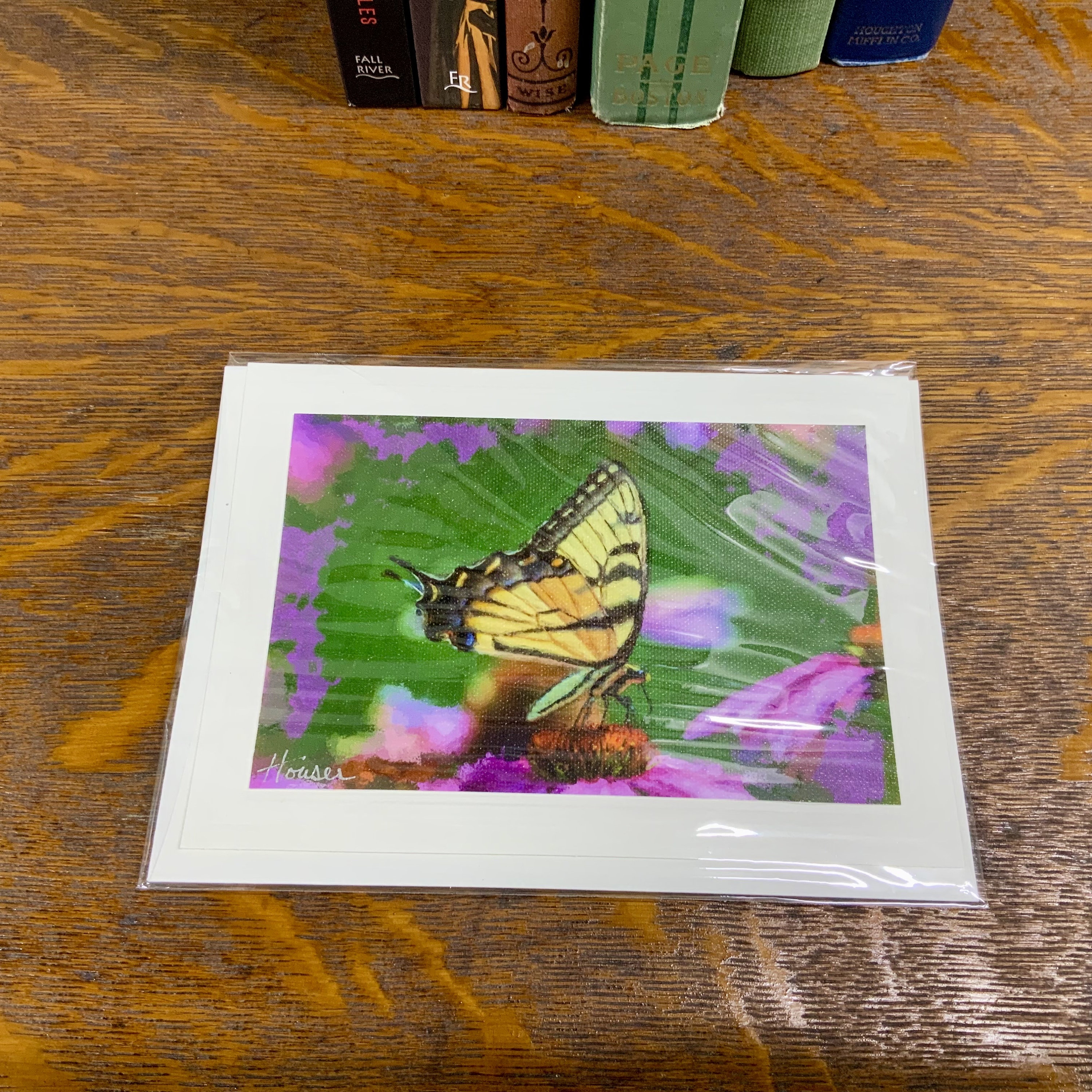 Eastern Tiger Swallowtail Butterfly Card - Digital Artwork Notecard - Etsy