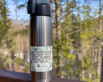John Muir Quote - Nature Lover Vinyl Sticker