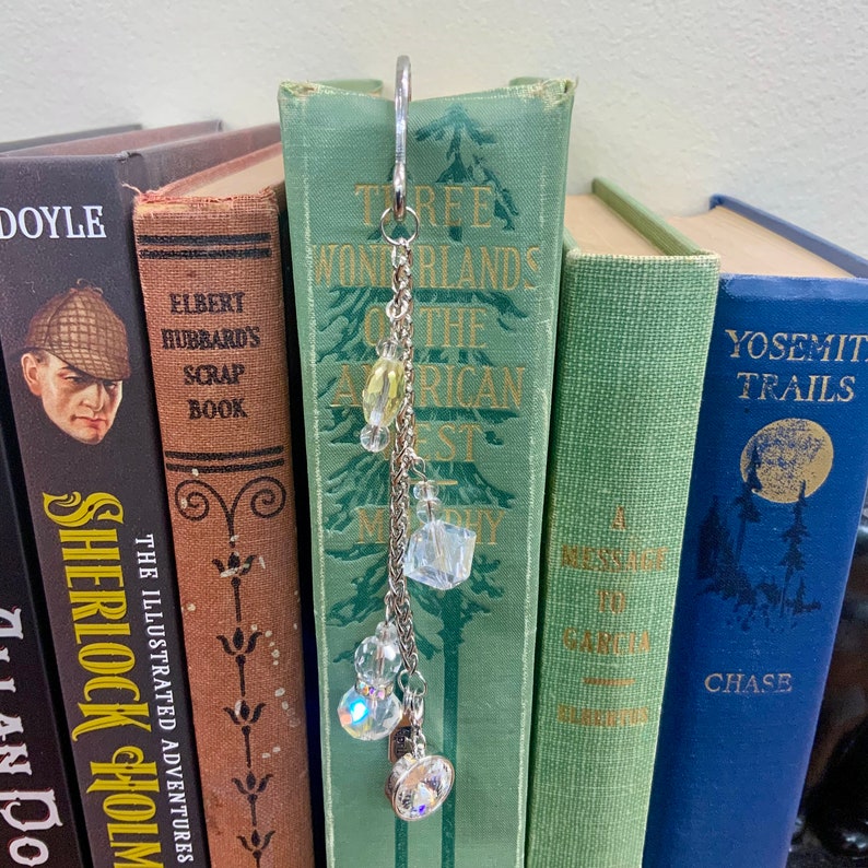 April Birthstone Bookmark | Crystal | Handmade Literary Gift for Book ...