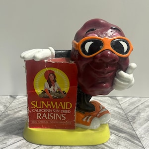 California raisins Coin bank