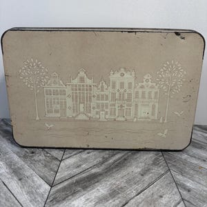 Vintage holländische Verkade Keksdose