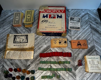 1947 monopoly game-no board