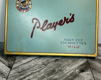 Players Navy Cut Cigarette Tin—vintage—sale PRICE