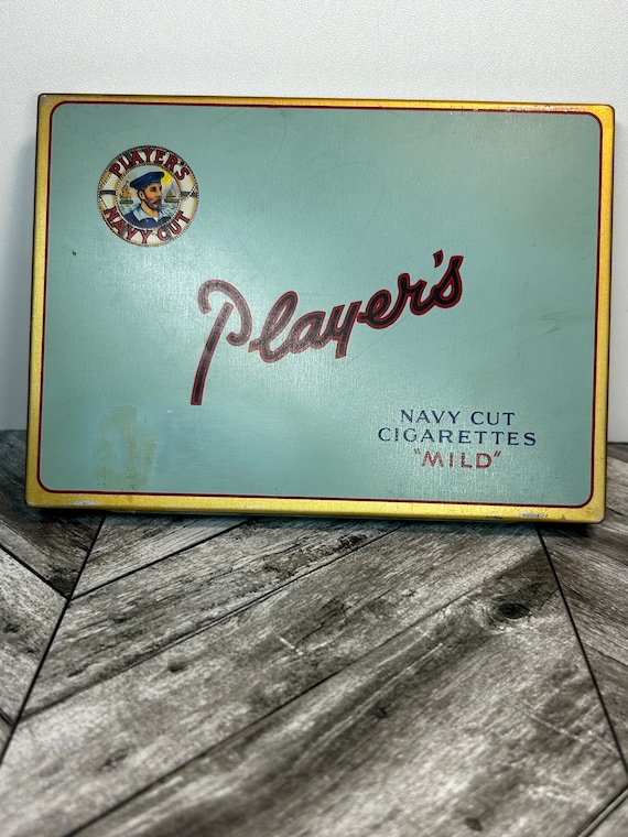 Players Navy Cut Mild Cigarette Tin