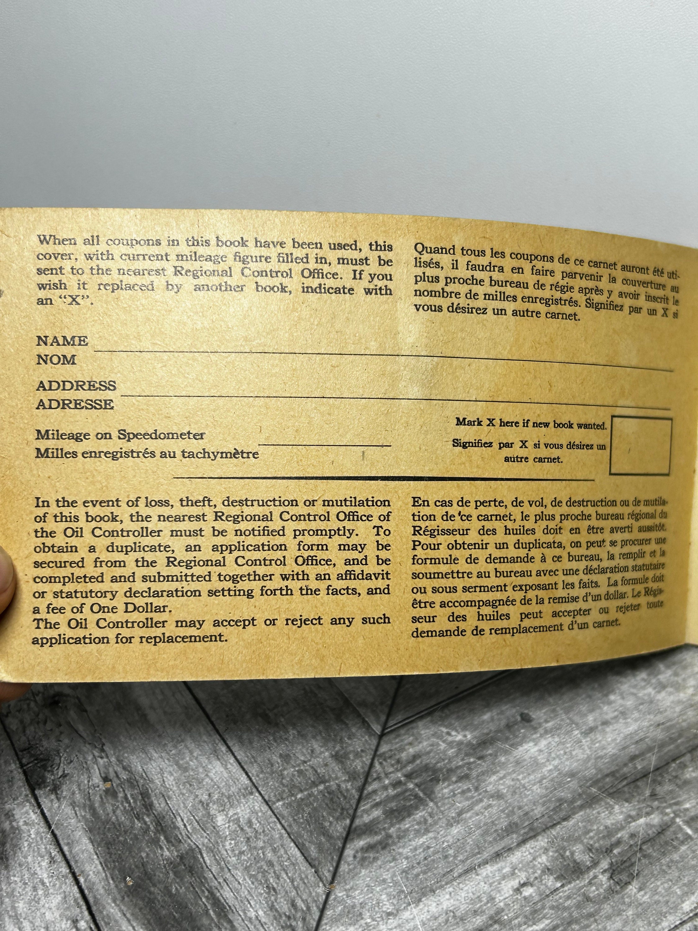 WW2 Canadian Gas Rationing Coupon Book - Etsy