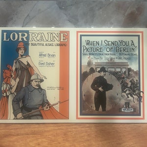 Carteles publicitarios y de reclutamiento de reproducción de la Primera Guerra Mundial Juego de 9