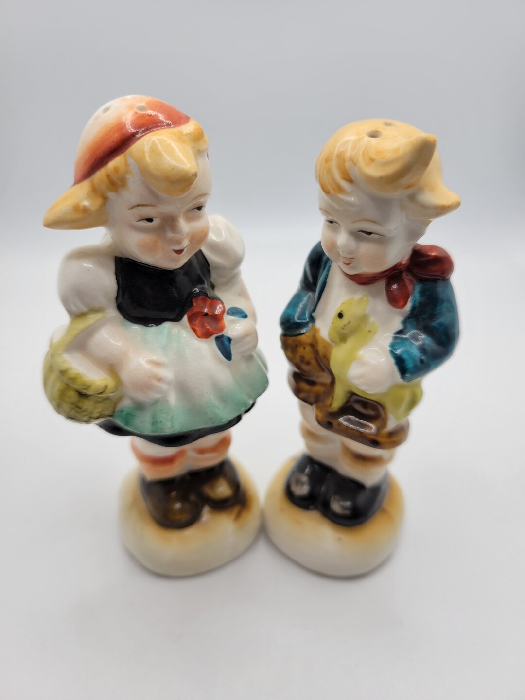 Vintage Dutch Girl and Boy Salt & Pepper Shakers - Occupied Japan - Etsy