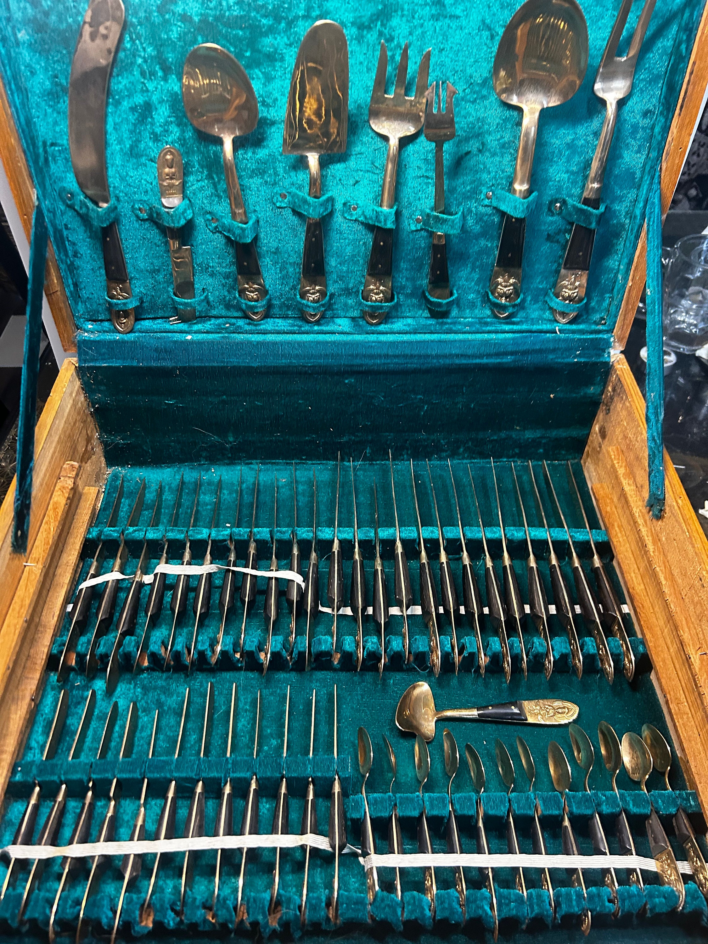 Vintage flatware set 12 - Etsy 日本