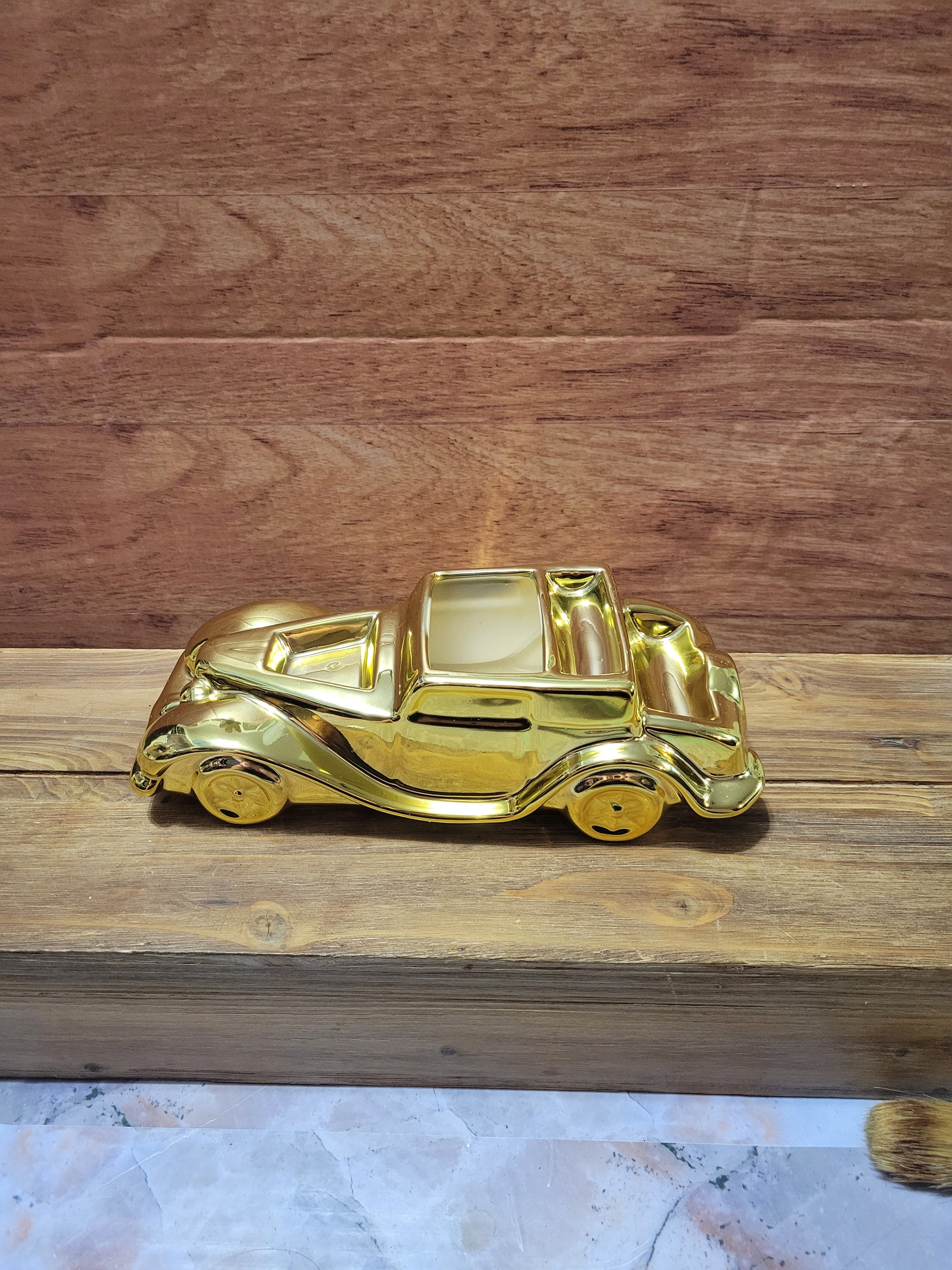 Vintage Gold Rolls-Royce Planter