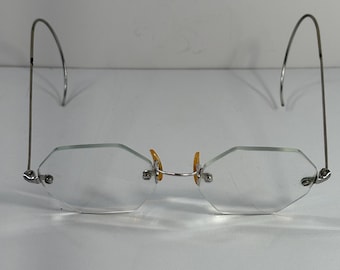 Vintage 1930s octagonal eye glasses